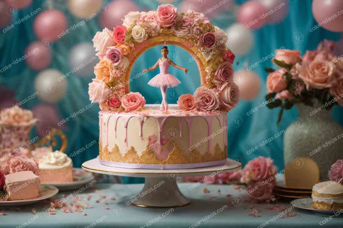 ballerina-floral-cake