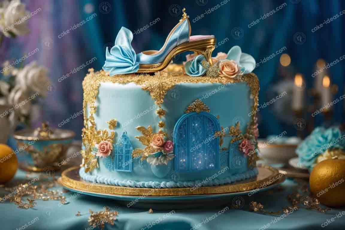 cindrella-fondant-cake