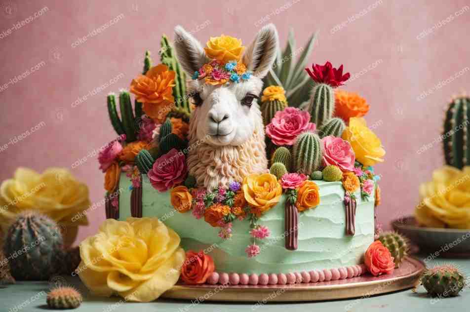 llama-vanilla-flavor-cake-with-pastle-color