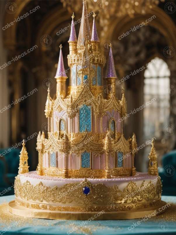 majestic castle cake