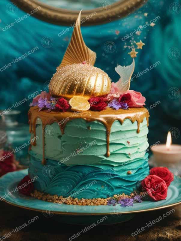 mermaid-ganash-cake