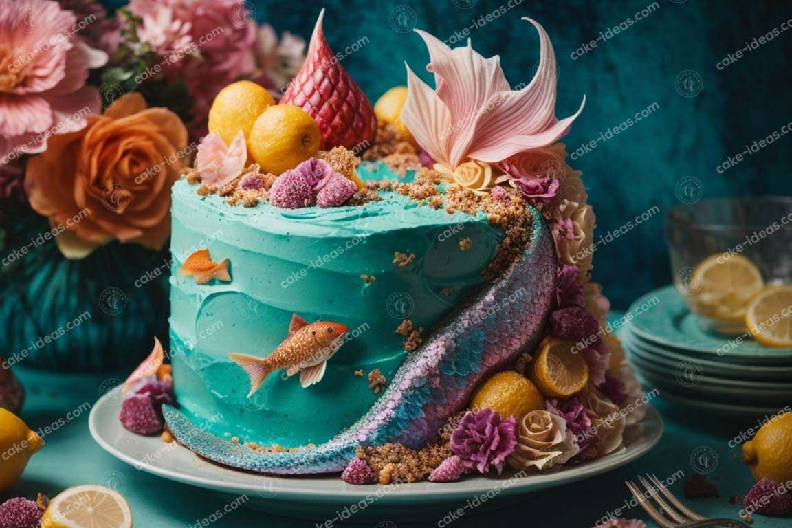 mermaid-orange-cake