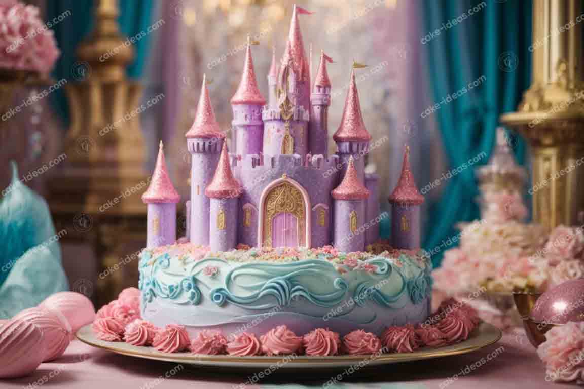 princess-castle-butter-cream-cake