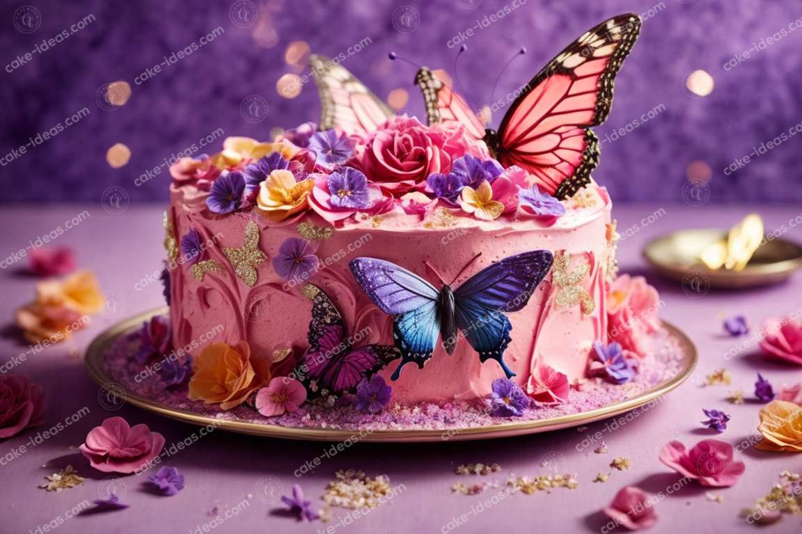 stunning-butterfly-cake