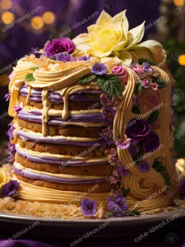 tangled-rupanzel-layer-cream-cake