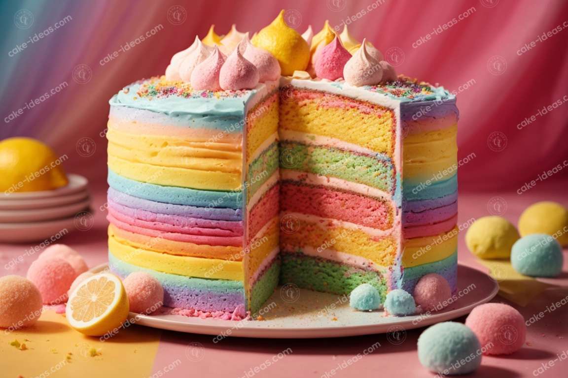 whimsical-rainbow-cake