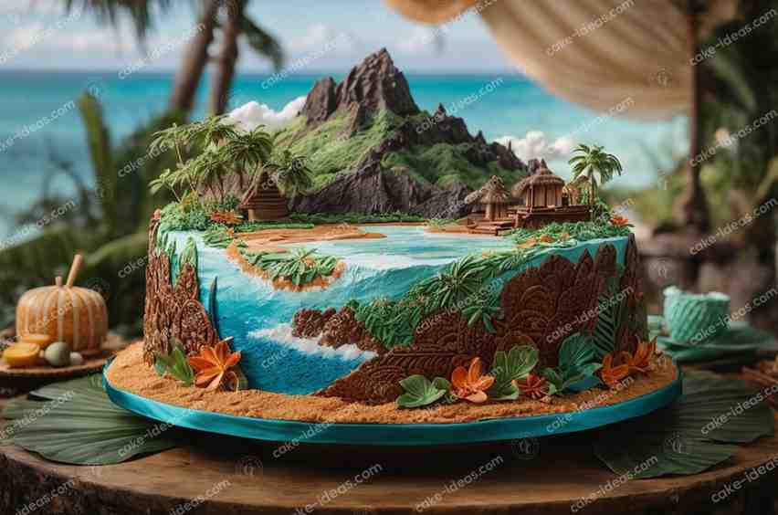 Beach-Themed-cake