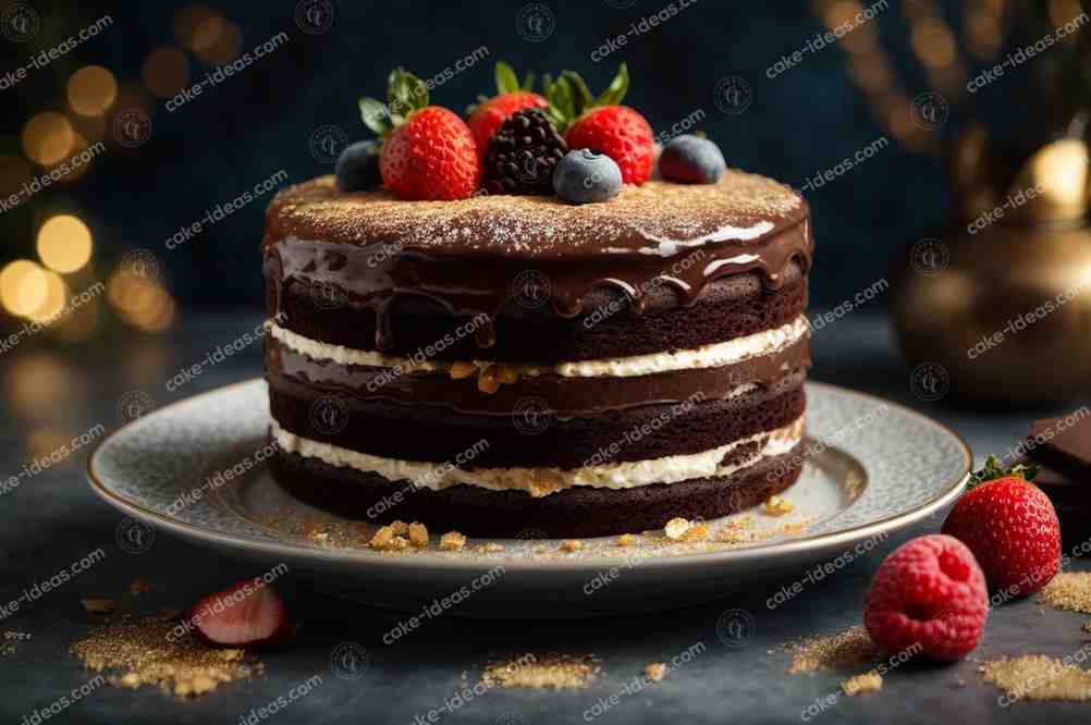 CHOCOLATE-moist-strawberry-cake