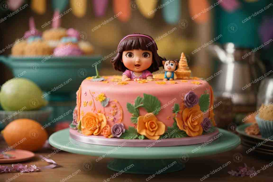 Dora-the-Explorer-Cake