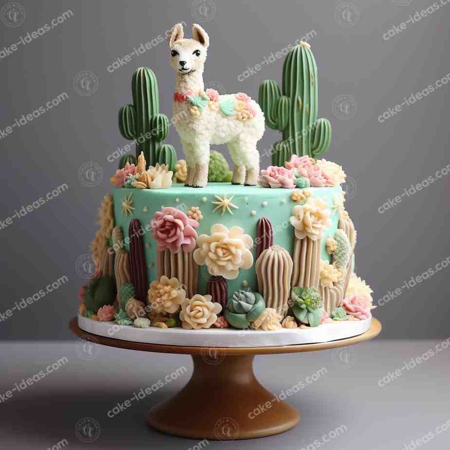 Elegant-Llama-Cake