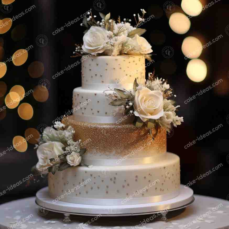 Elegant-White-Wedding-Cake
