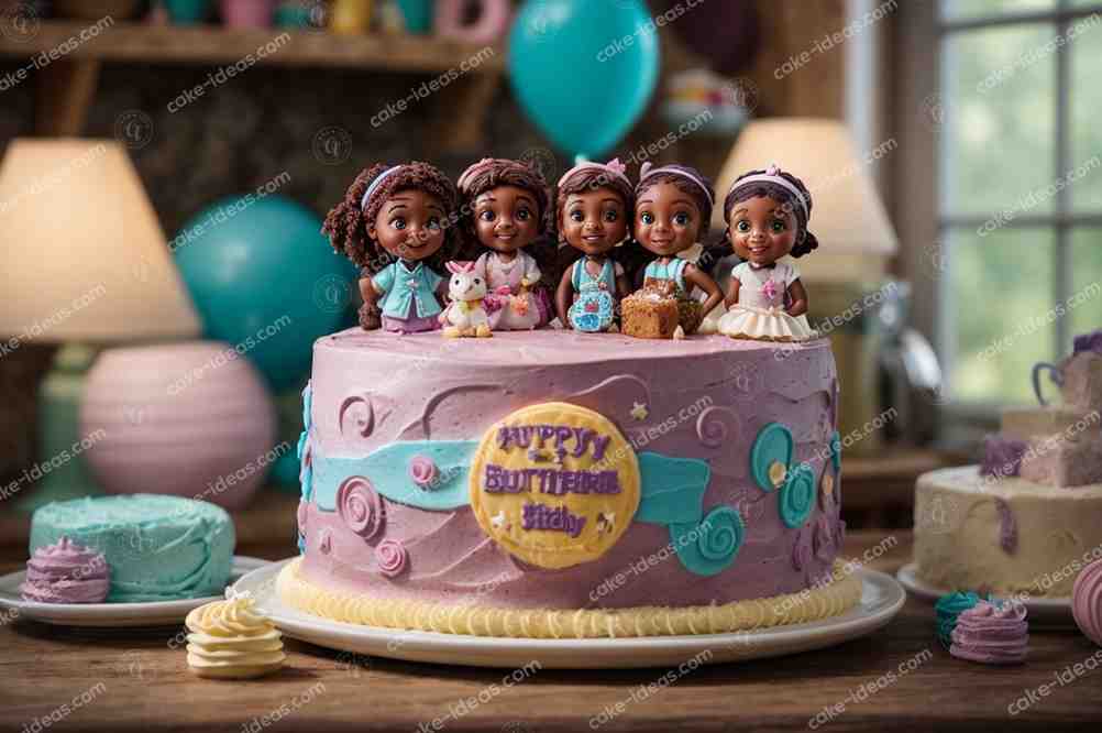 Homemadestyle-cute-doll-cake