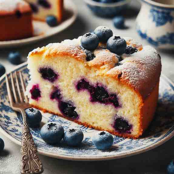 blueberry cake