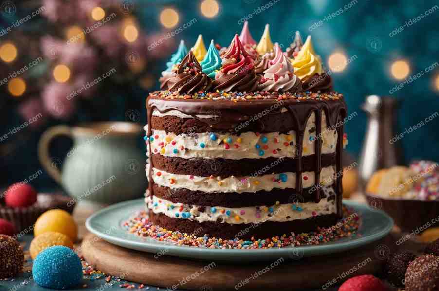 chocolare-sprinkle-cream-cake