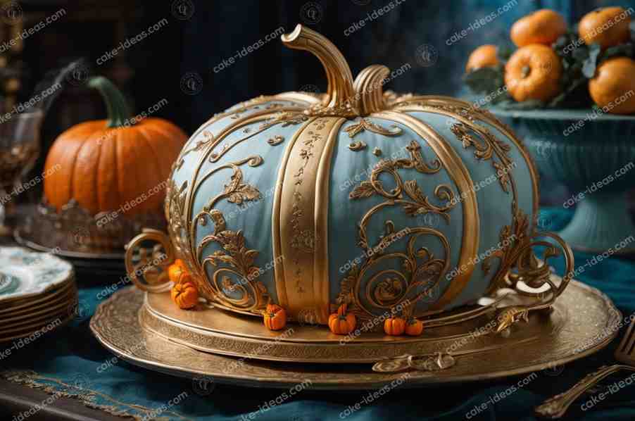 blue-and-gold-theme-cake