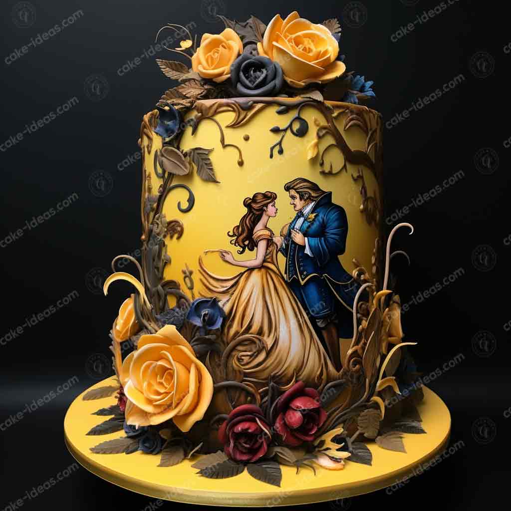 yellow-theme-queen-cake