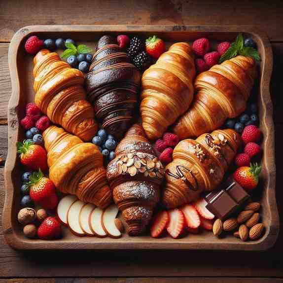 Croissants chocolate