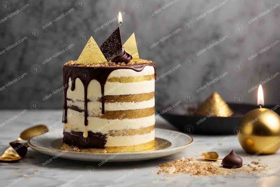 Dark & White-Chocolate-Cake