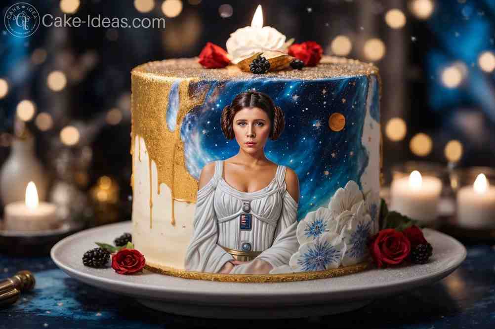 princess leia theme cake