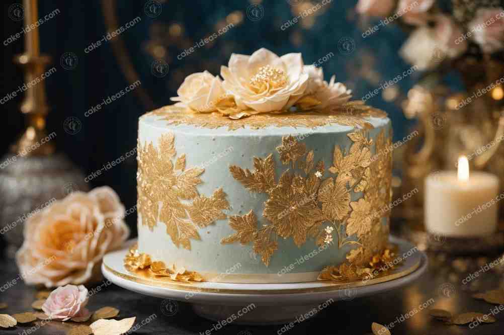 shimaring and sparkling vanilla cake