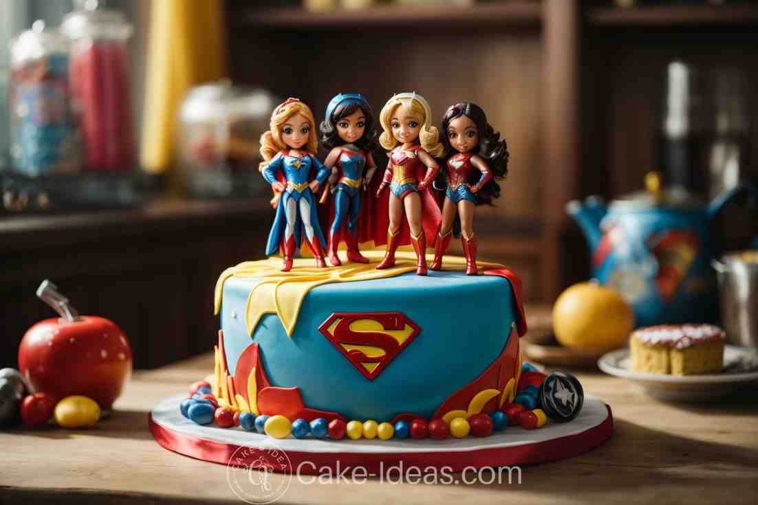 super women team cake