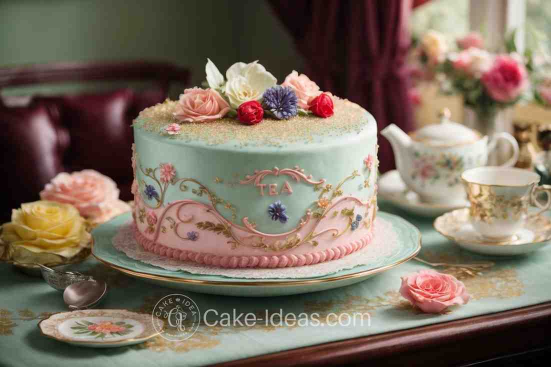 tea party fruity cake