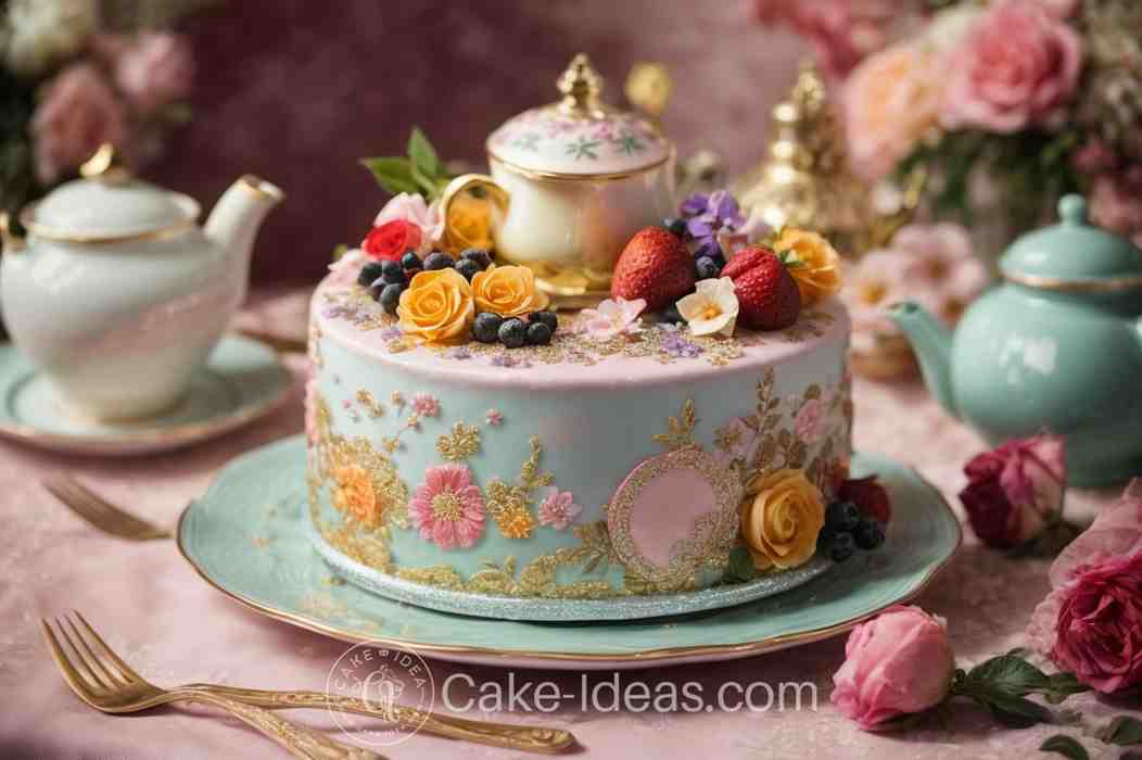 tea party vanilla moist cake