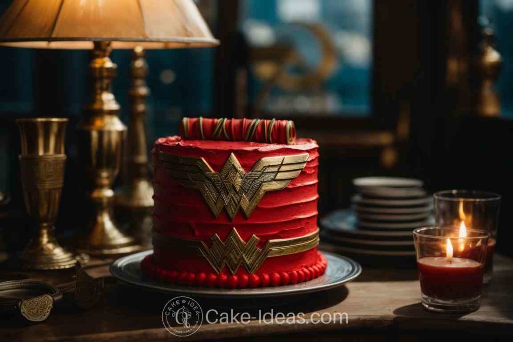 wonder women height cake