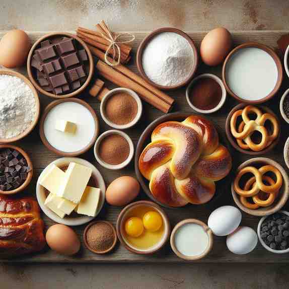 American Chocolate Babka Ingredients