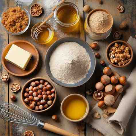 Hazelnuts Cookies with milk