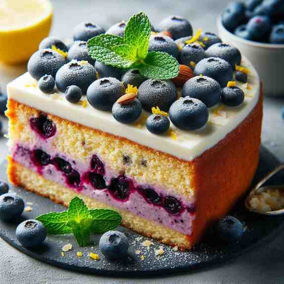 blueberry cake