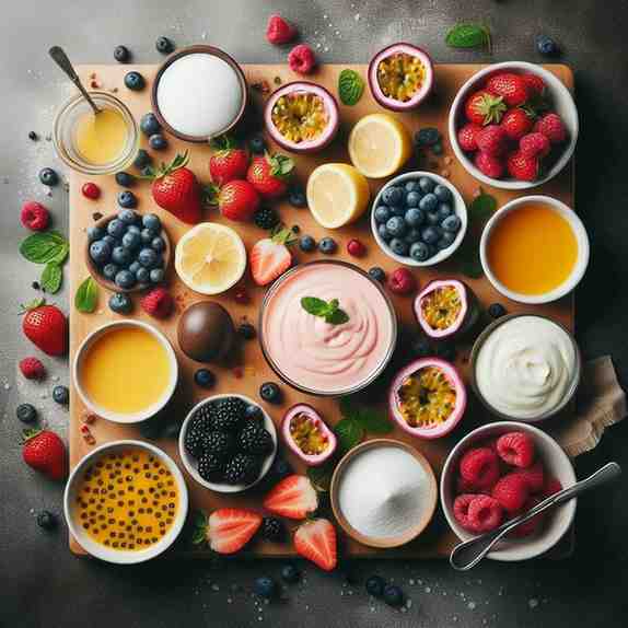 fruit mousse ingredients