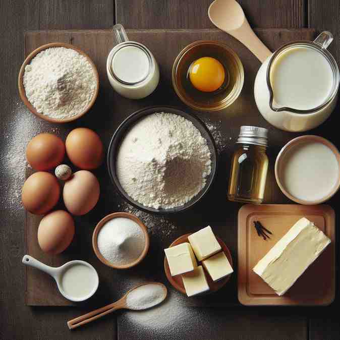 triple-tiered vanilla cake ingredients