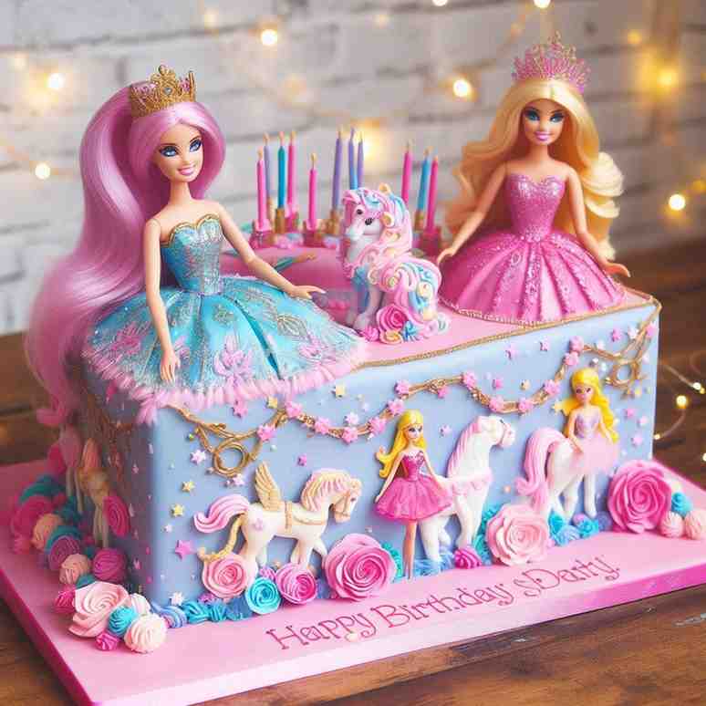 BarbieCakeIdeasfondant