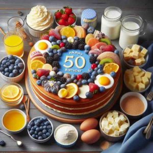 50th birthday cake ideas