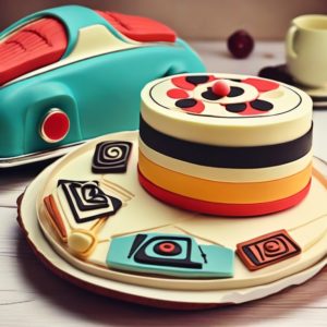 Unique 50th Birthday Cake Ideas-Retro Themes-cakeideas