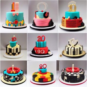 Decade Inspirations - Travel Inspired - Gourmet Flavors - 50th birthday cake ideas