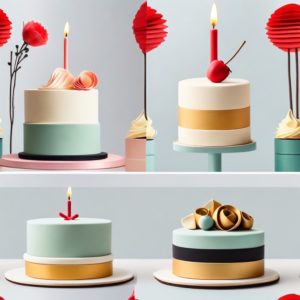 Minimalist Styles - Travel Inspired - Gourmet Flavors - 50th birthday cake ideas