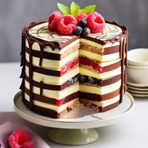 Layered Delights - 50th birthday cake ideas